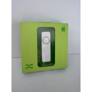 APPLE IPOD SHUFFLE (512 MB) 1st Generation White In Box M9724LL/A - NEW NOS